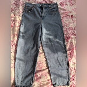 H&M Women's Straight Leg Blue Jeans